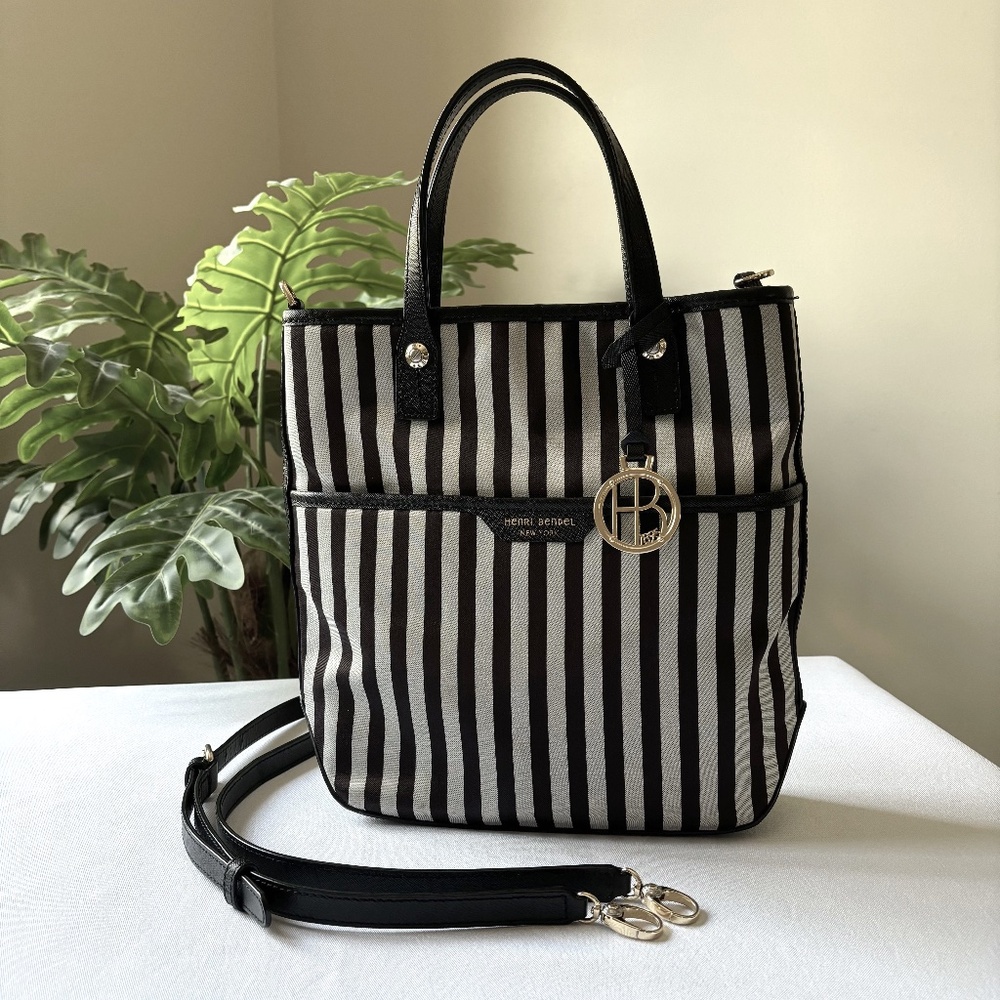 Henri Bendel Crossbody Canvas Purse